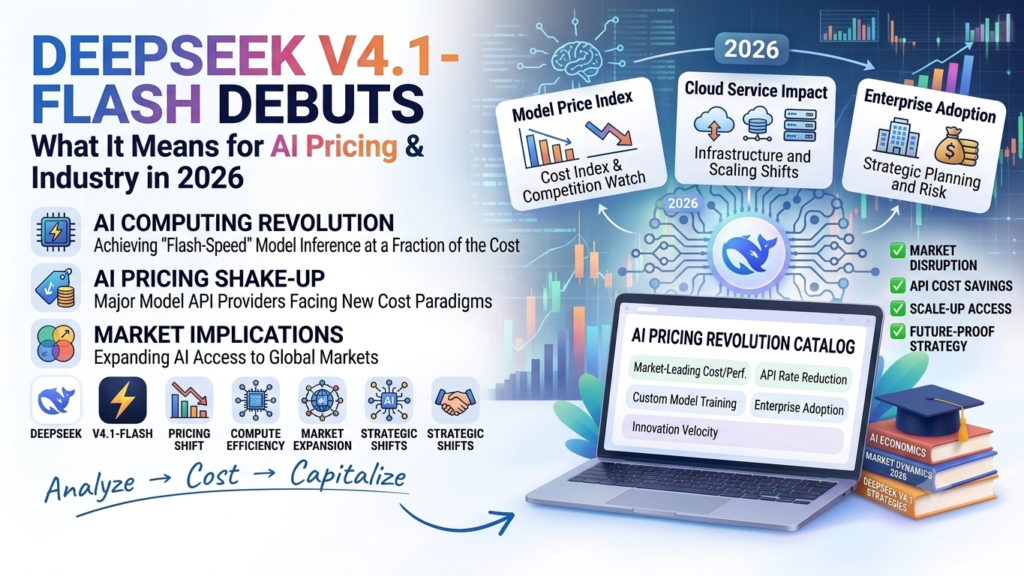 DeepSeek V4.1-Flash Puts Pressure on AI Pricing: What It Means for the AI Industry in 2026